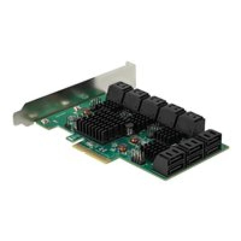 DELOCK 16 Port SATA PCI Express x4 Karte