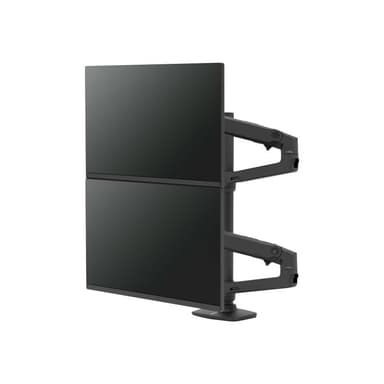 ERGOTRON LX Dual Stacking Arm Tall Pole Matte Black
