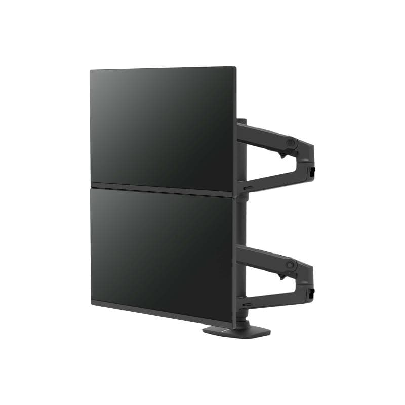 ERGOTRON LX Dual Stacking Arm Tall Pole Matte Black