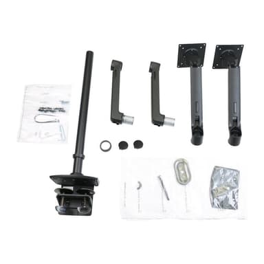 ERGOTRON LX Dual Stacking Arm Tall Pole Matte Black
