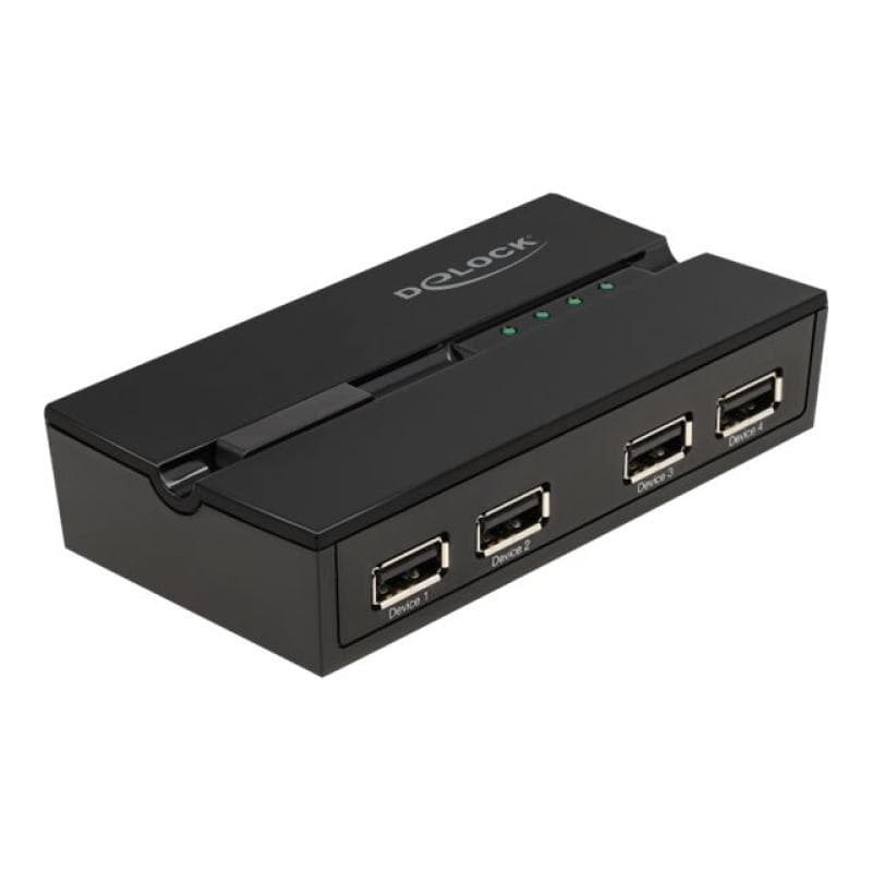 DELOCK USB 2.0 Switch für 4 PC an 4 Geräte
