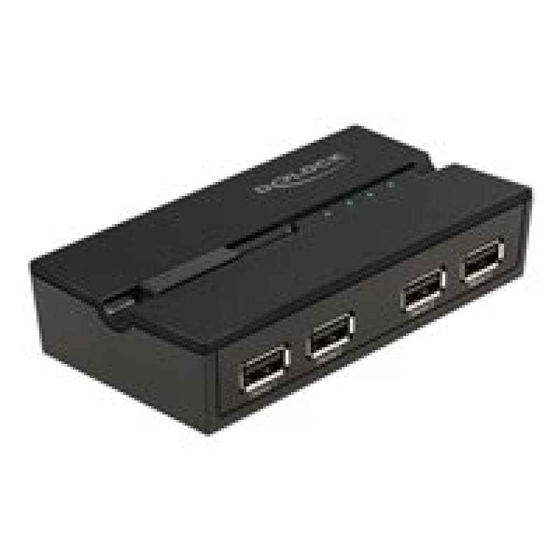 DELOCK USB 2.0 Switch für 4 PC an 4 Geräte