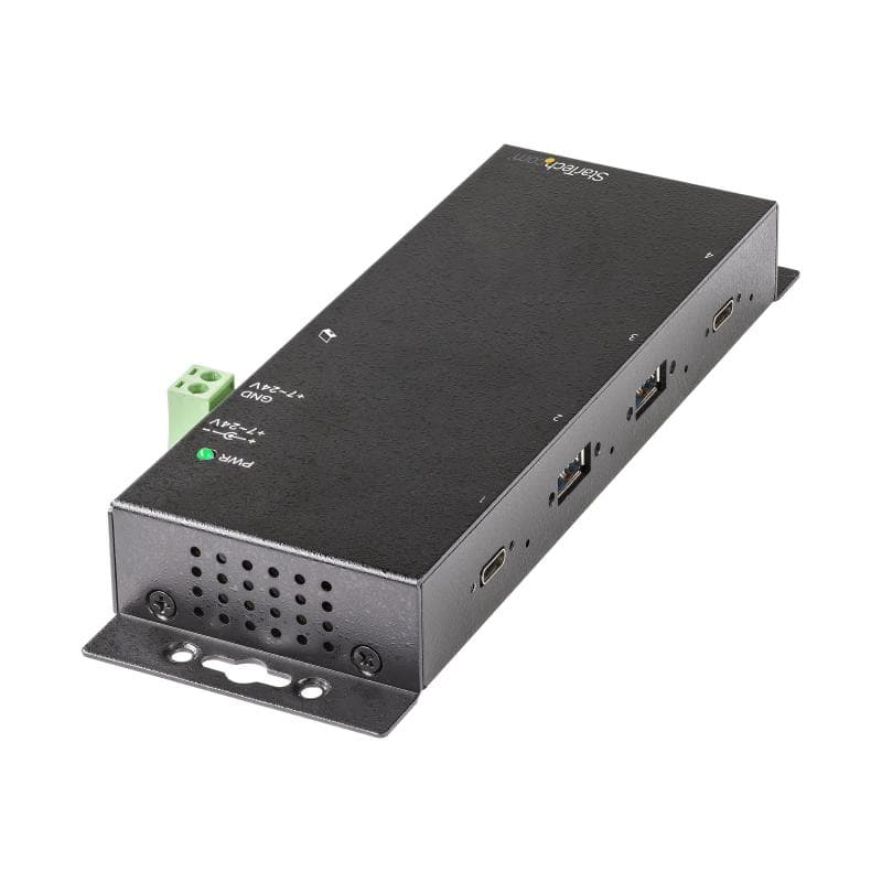 STARTECH.COM 4 Port USB C Hub 10 Gbit/s - Industrieller USB-C Hub aus Metall - 2x USB-C 2x USB-A - E