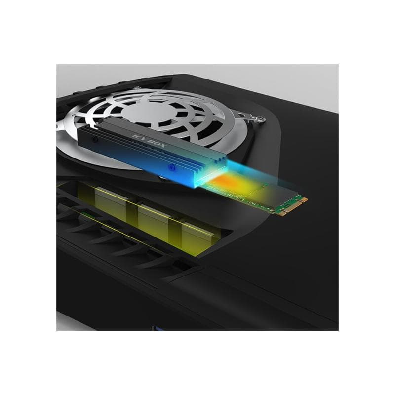 RAIDSONIC Kühlkörper IcyBox M.2 SSD Kühlkörper für PlayStation 5