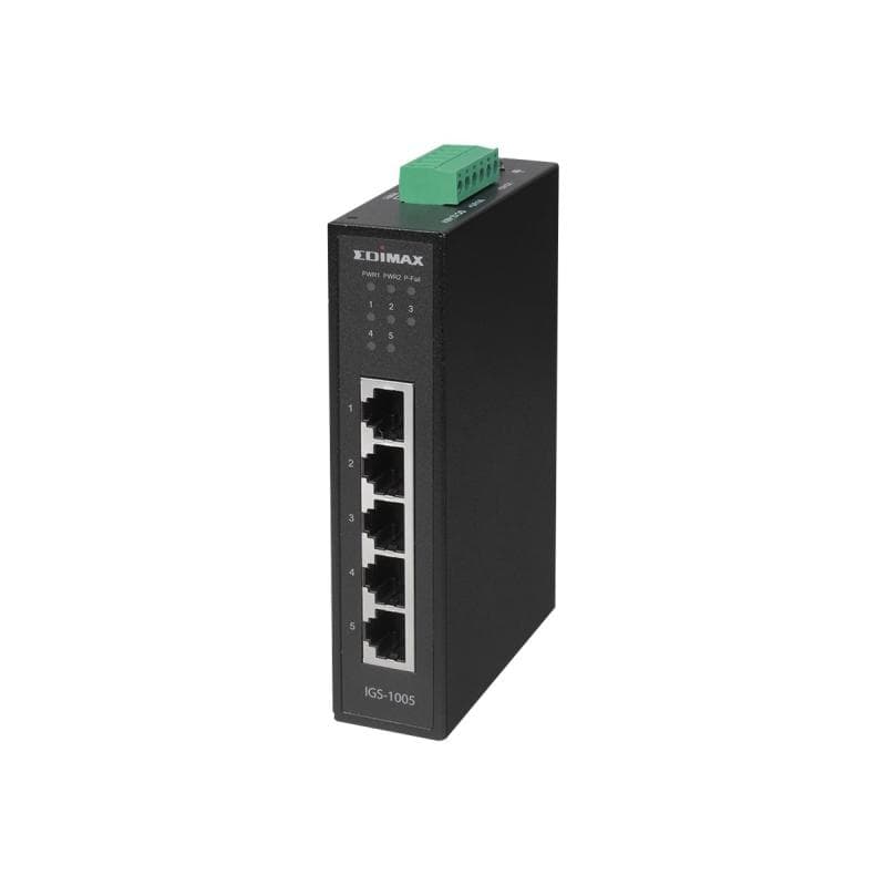 EDIMAX Switch EDIMAX Industrial 5-Port GbE unmanaged IP30
