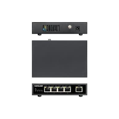 INTELLINET 5-Port Gigabit PoE+ Switch 62W