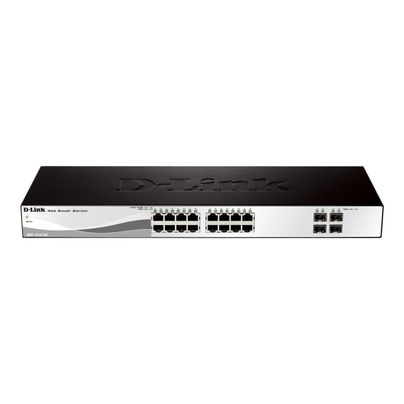 D-LINK 20-Port Layer2 Smart Managed Gigabit Switch, dlink|green 3.0