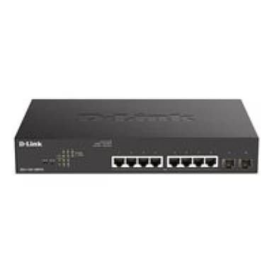 D-LINK 10-Port Layer2 PoE+ Gigabit Smart Switch8x 10/100/1000Mbit/s TP (RJ-45) PoE Port, 802.3af/at