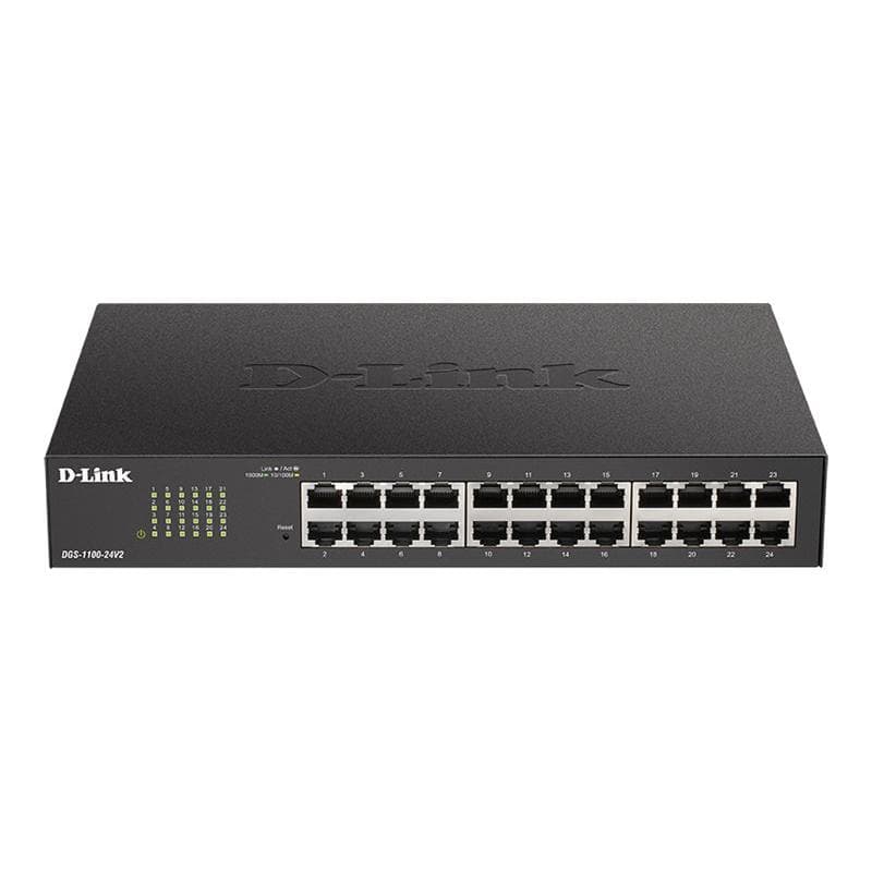 D-LINK 24-Port Layer2 Smart Gigabit Switch24x 10/100/1000Mbit/s TP (RJ-45) Port802.3x Flow Control,