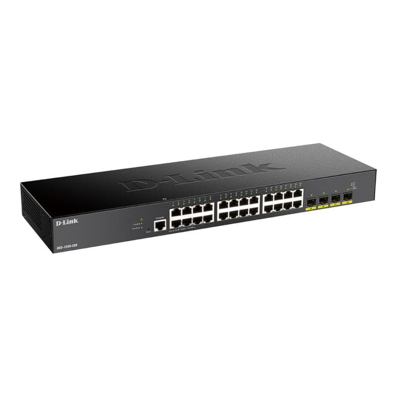 D-LINK 28-Port Smart Managed Gigabit Switch 4x 10G, dlink|green 3.0