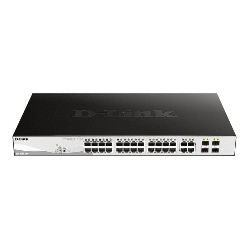 D-LINK 28-Port Layer2 PoE Gigabit Smart Managed Switchdlink|green 3.0, 24x 10/100/1000Mbit/s TP (RJ-