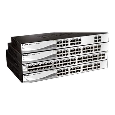 D-LINK 28-Port Layer2 PoE Gigabit Smart Managed Switchdlink|green 3.0, 24x 10/100/1000Mbit/s TP (RJ-
