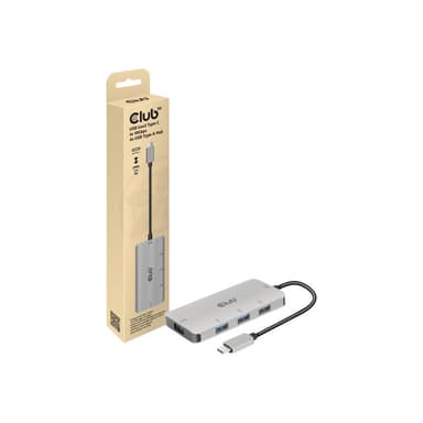 CLUB3D USB-Hub USB 3.1 Typ C > 4x USB 3.1 Typ A 10Gbps retail
