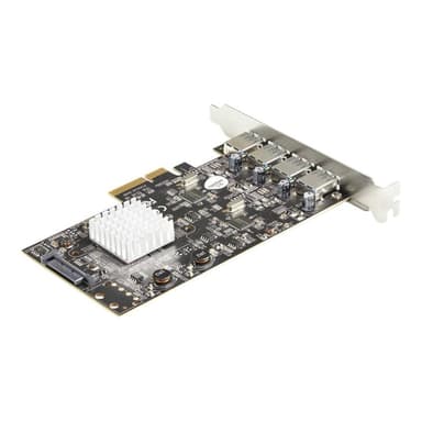 STARTECH.COM 4-Port USB 3.2 Gen 2 PCIe Karte - USB-A SuperSpeed 10Gbit/s PCI Express 3.0 x2 Host-Con