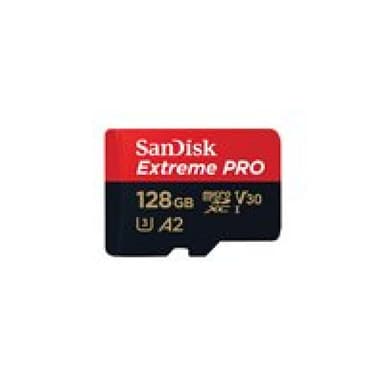 SANDISK Extreme Pro 128 GB microSDXC Speicherkarte (200 MB/s,A2,Class10,U3,V30)