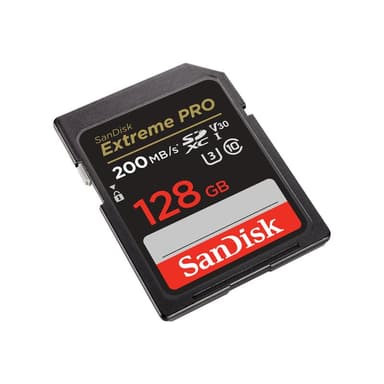 SANDISK Extreme Pro 128 GB SDXC Speicherkarte 2022 (bis 200 MB/s, Cl10, U3, V30)