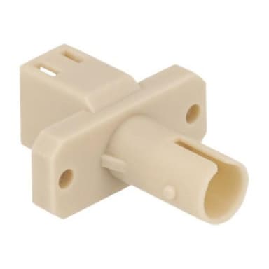 DELOCK LWL Hybrid Kupplung LC Simplex Buchse zu ST Simplex Buchse beige