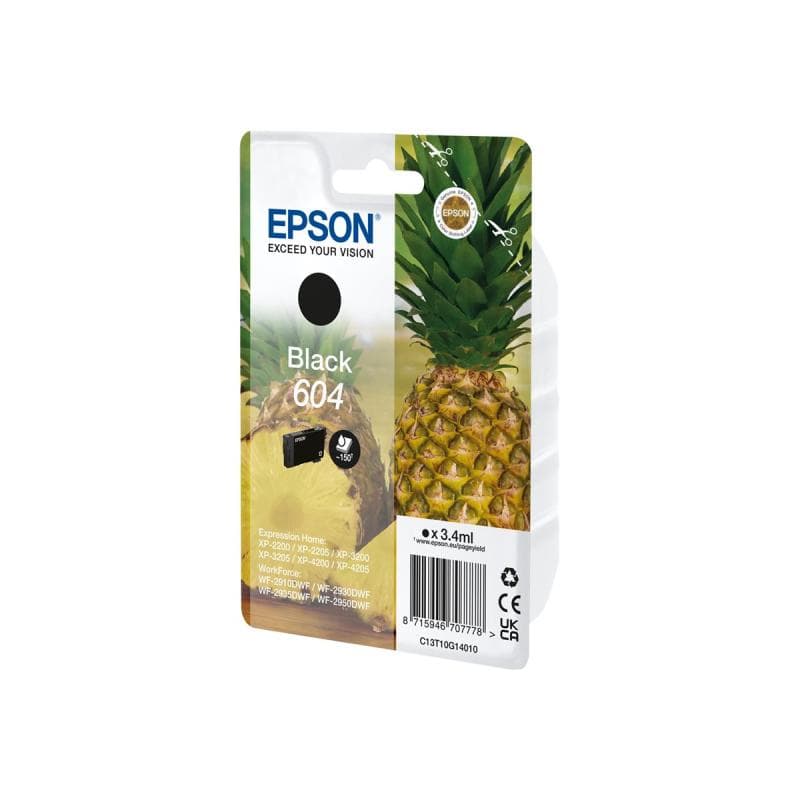EPSON 604 Singlepack - 3.4 ml - Schwarz