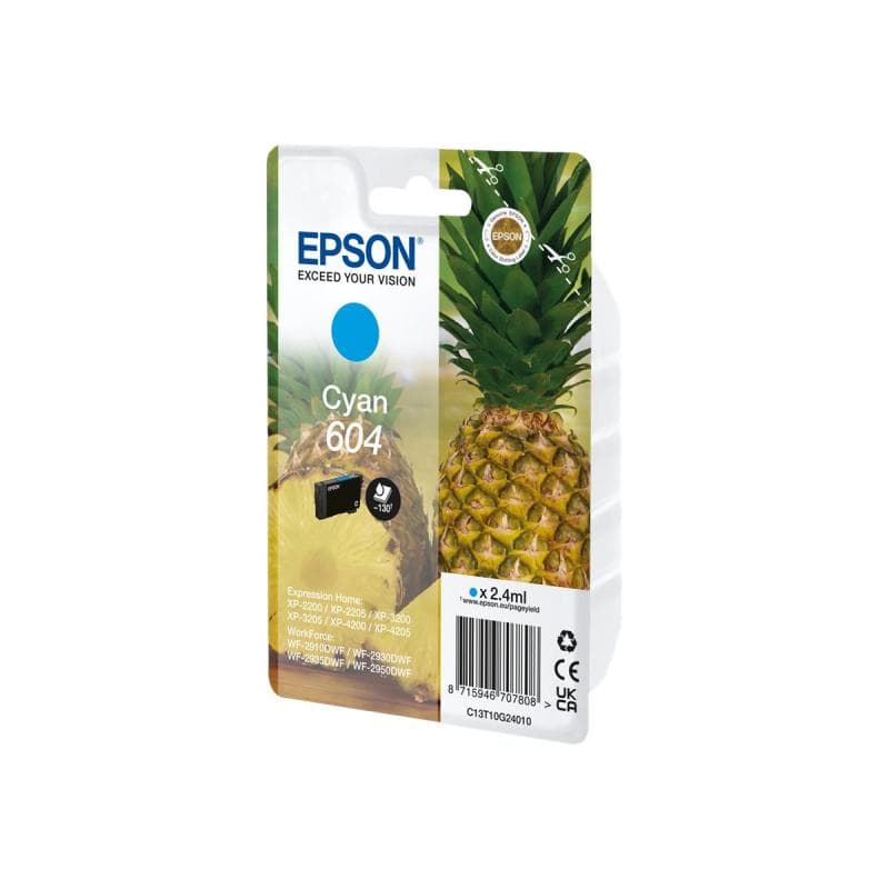 EPSON 604 - 2.4 ml - Cyan