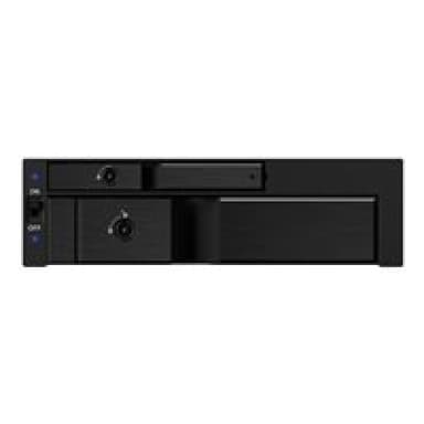 RAIDSONIC We-Ra. IcyBox 1x2,5″+1x3,5″ SATA/SAS=>2xSATA Host 5,25″