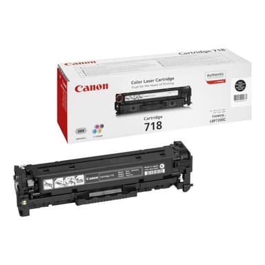 CANON 718 Black Schwarz Tonerpatrone