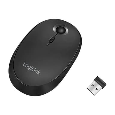 LOGILINK Maus Funk & Bluetooth,2.4GHz,800/1200/1600dpi,schw.