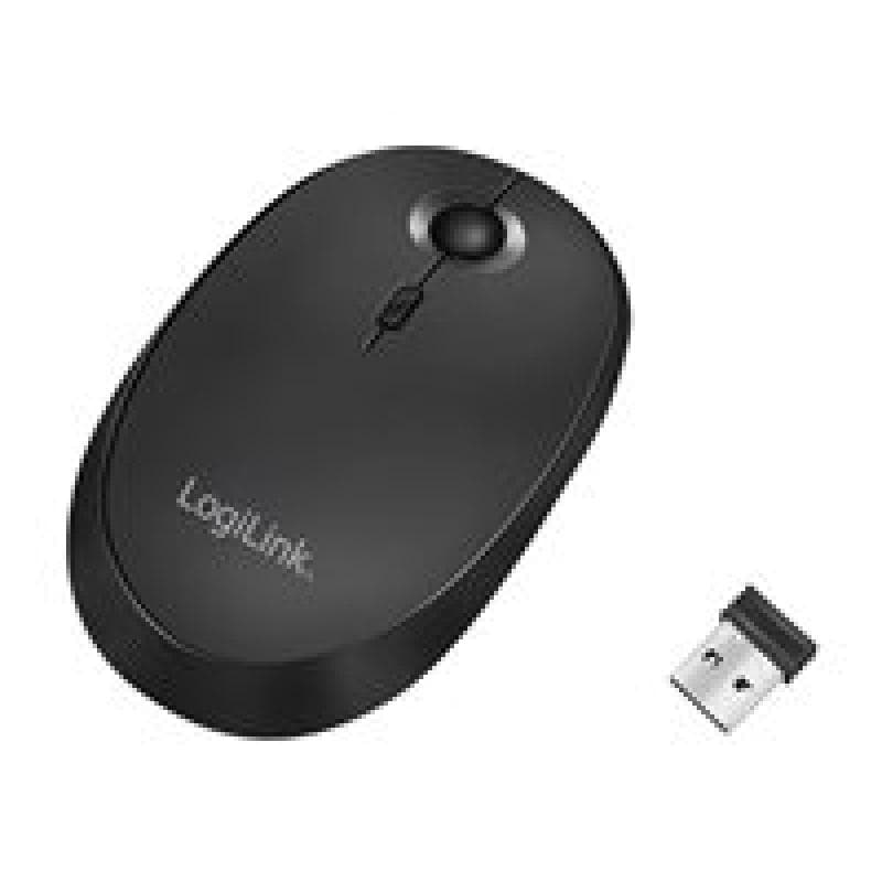 LOGILINK Maus Funk & Bluetooth,2.4GHz,800/1200/1600dpi,schw.
