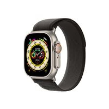 APPLE Watch Ultra GPS + Cellular 49mm Titanium Case with Black/Gray Trail Loop - M/L