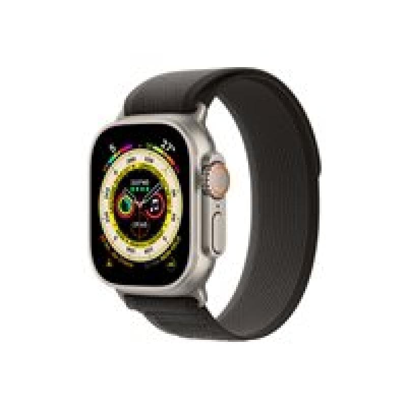 APPLE Watch Ultra GPS + Cellular 49mm Titanium Case with Black/Gray Trail Loop - M/L