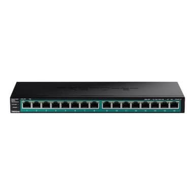 TRENDNET TPE TG161H - Switch - 16 x 10/100/1000 (PoE+) ( TPE-TG161H )