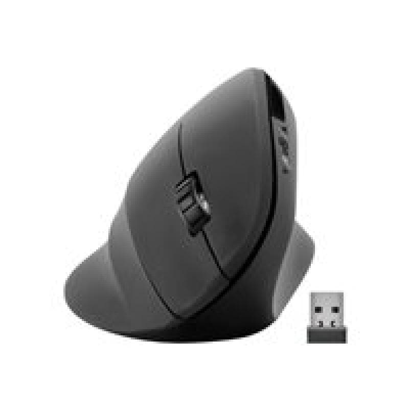 SPEED-LINK Speedlink Maus PIAVO, Ergonomie Vertikal, kabellos, schwarz retail