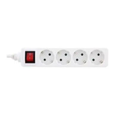 INLINE Steckdosenleiste - Wechselstrom 230 V - 3500 Watt - Ausgangsanschlüsse: 4
