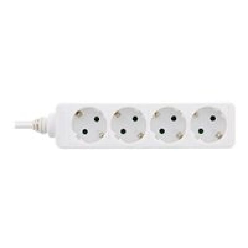 INLINE - Steckdosenleiste - Wechselstrom 230 V - 3500 Watt - Ausgangsanschlüsse: 4