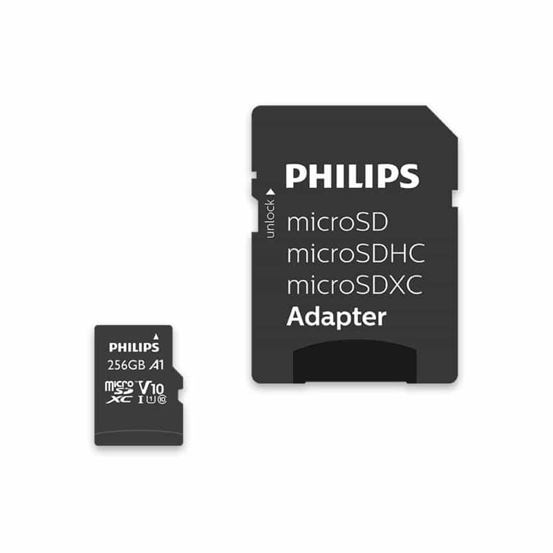 PHILIPS MicroSDXC Card 256GB Class 10 UHS-I U1 incl. Adapter PHILIPS MicroSDXC Card 256GB Class 10 UHS-I U1 incl. Adapter