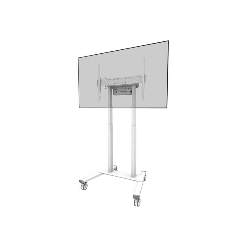 NEOMOUNTS motorisierter Bodenständer für 55-100″ Bildschirme - Weiß