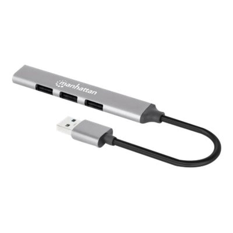 MANHATTAN 4Port USB-A Hub 3x480Mbit/s 1xGbit/s USB-A Stecker