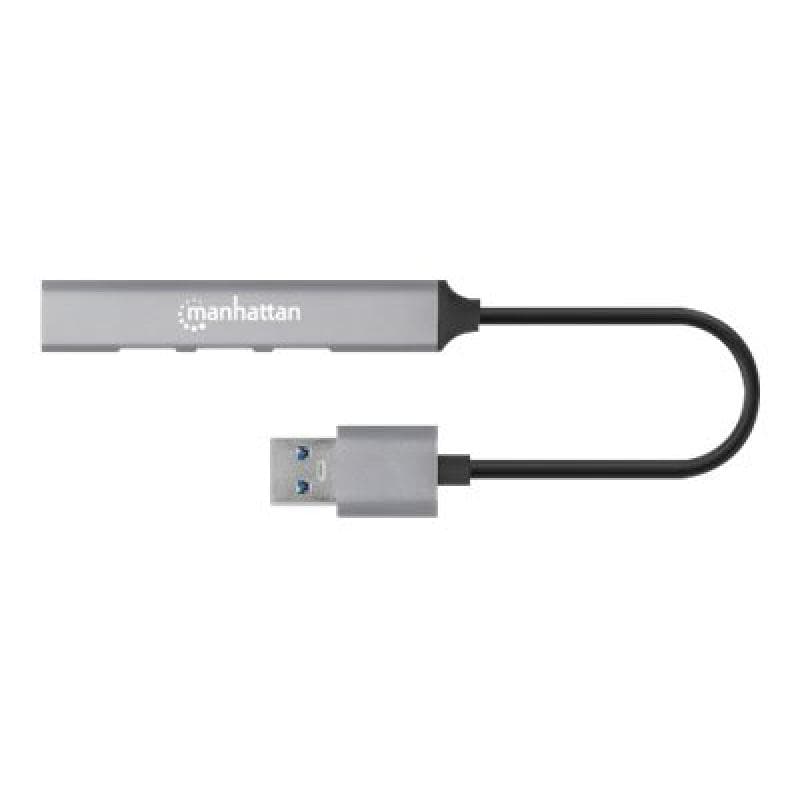 MANHATTAN 4Port USB-A Hub 3x480Mbit/s 1xGbit/s USB-A Stecker