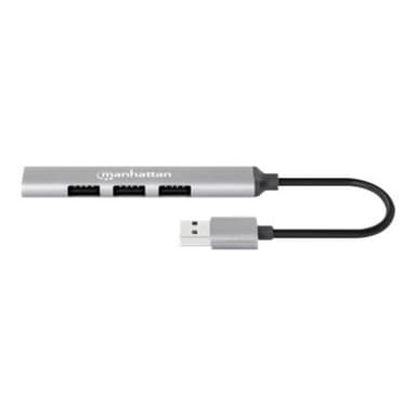 MANHATTAN 4Port USB-A Hub 3x480Mbit/s 1xGbit/s USB-A Stecker