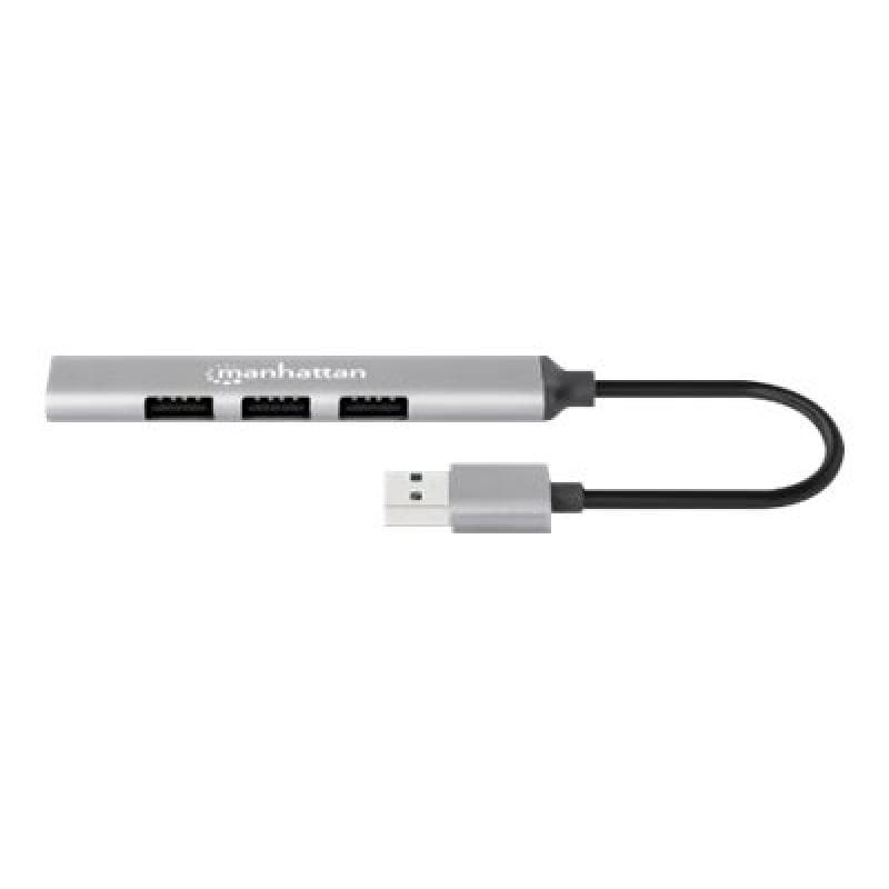 MANHATTAN 4Port USB-A Hub 3x480Mbit/s 1xGbit/s USB-A Stecker