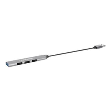 MANHATTAN 4Port USB-A Hub 3x480Mbit/s 1xGbit/s USB-A Stecker