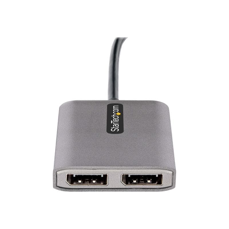 STARTECH.COM 2-Port USB-C MST Hub - USB-C auf DisplayPort Adapter/Splitter - USB-C Adapter/Hub Dual