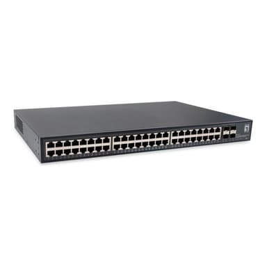 LEVELONE Switch 48x GE GTU-5211 4x10GSFP+19″