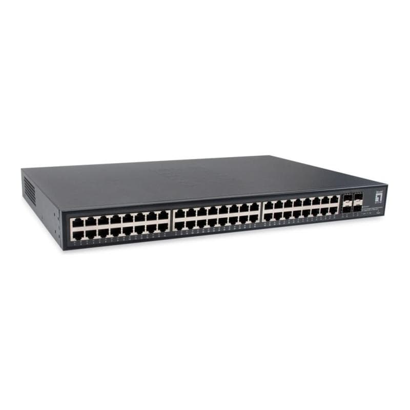 LEVELONE Switch 48x GE GTU-5211 4x10GSFP+19″