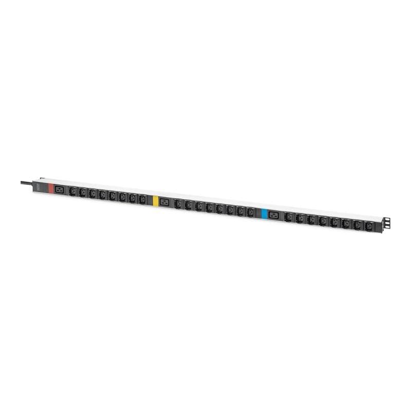 DIGITUS PDU 24xC13 3xC19 Ausgänge 230V/16A schwarz