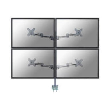 NEOMOUNTS Tischhalterung für vier Flachbildschirme bis 27″ (69 cm)