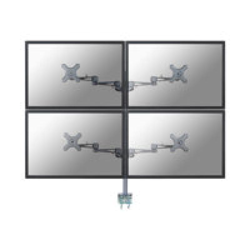 NEOMOUNTS Tischhalterung für vier Flachbildschirme bis 27″ (69 cm)