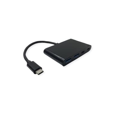 VALUE USB 3.2 Gen 1 Hub, 4fach (2x A+ 2x C), Typ C Anschlusskabel
