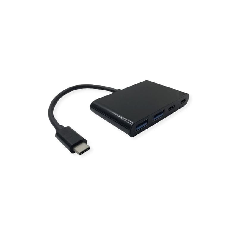 VALUE USB 3.2 Gen 1 Hub, 4fach (2x A+ 2x C), Typ C Anschlusskabel