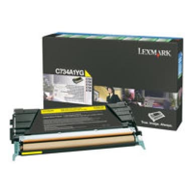 LEXMARK Gelb Tonerpatrone LCCP, LRP