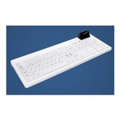CHERRY Medical AK-C8200F-UV-BW/GE Hygiene Smart Card Desktop Keyboard